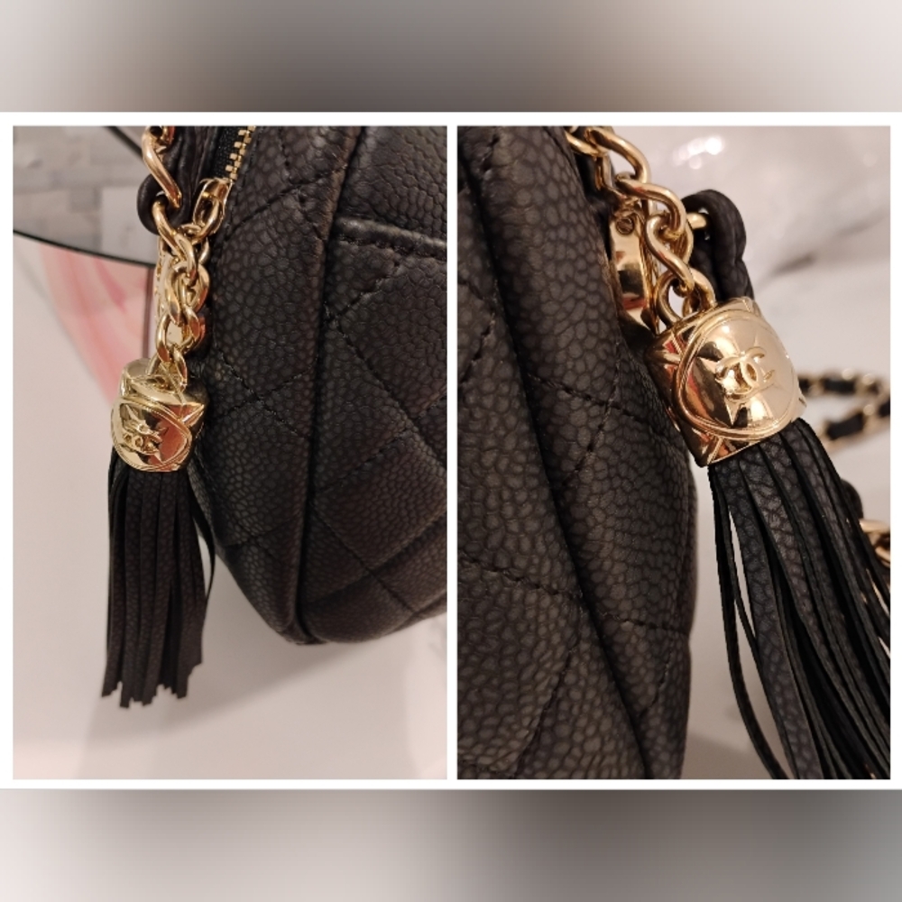๐SOLD๐ Chanel Quilted Caviar Camera Bag GHW - Black Crossbody/Shoulder - Picture 3 of 13